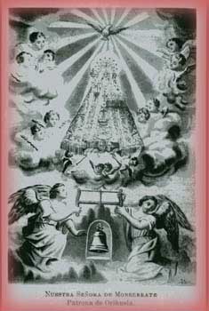 Fotografia del Modelo iconografico de la Virgen =medidas  141  x 90 cm. archivo Manuel Soler Sevilla