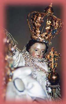 Fotograf&iacute;a de primer plano del Ni&ntilde;o de la Virgen de Monserrate en el a&ntilde;o 2004